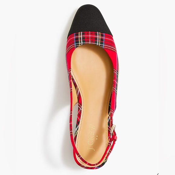 J Crew tartan slingbacks, NWT - Picture 3 of 11